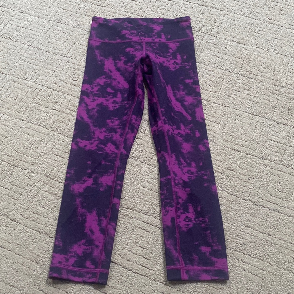Lululemon wunder under cropped mid rise leggings